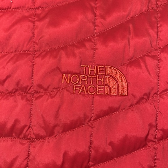 THE NORTH FACE THERMOBALL Men Quilted Jacket Size XL/TG‎ Insulated Red Nylon - Picture 3 of 10